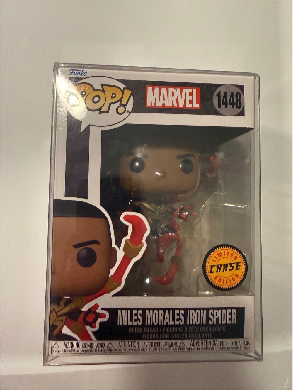 Funko Pop! Marvel Miles Morales Iron Spider #1448 CHASE Limited Edition